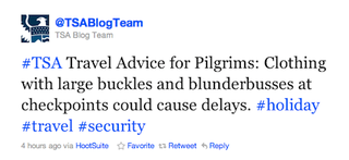 Illustration for article titled The TSA Needs to Opt Out of Tweeting